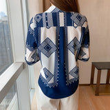 Fashion printing ladies shirts Women's Blouses Spring Autumn Long Sleeve Shirts Tops Blusas Mujer