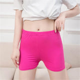 NDUCJSI Fashion Summer Casual Shorts Woman Stretch High Elastic Fitness Shorts Female White Green Sexy Short Candy Color
