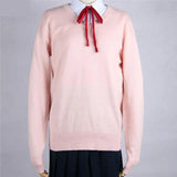 Japanese Style Students Girls Cardigans Sweater Sailor Moon Jk School Uniforms Cotton Symbol Embroidery Knitwear Autumn Winter