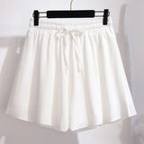 Plus Size 6XL 150KG Women Chiffon Shorts new arrival casual summer hot sale women shorts Casual Black White Shorts