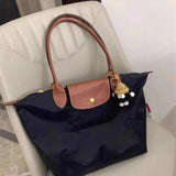 ZllKl  Longchamps Bag Classic Tote Bag Versatile Folding Bag Women's Handbag Long Handle Shoulder Bag Dumpling Bag Commuter Bag