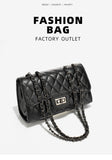 ZllKl  Bag Women's European and American Version Retro Diamond Chanel's Style Women's Bag Foreign Trade Wholesale 2019 Winter New Shoulder Bag
