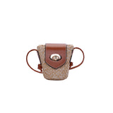 ZllKl  Niche Designer Bag New Fashion All-Match Trendy Straw Crossbody Beach Bag Small Size Earphone Bag