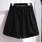 Plus Size Shorts For Women Summer Fashion Casual Wide Leg Cargo Shorts Female Large 3XL 4XL 5XL 6XL Clothing Free Shipping