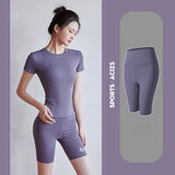 LO Solid High Waist Energy Short Tight Yoga Pants Honey Peach Hips Women's Exercise and Fitness Shorts Only Pants