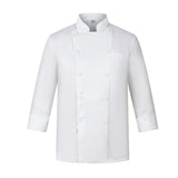 Chef Uniform for Men Women Professional Kitchen Cook Jacket Restaurant Waiter Coat