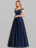 Elegant Women Evening Party Dress New in Sexy V-neck High Waist Maxi Gowns Ladies Boutique Prom Quinceanera Dresses