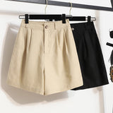 Plus Size 3XL 4XL 5XL Linen Shorts For Women High Waist Wide Leg  New Summer Sexy Mini Pants Female Free Shipping Clothing