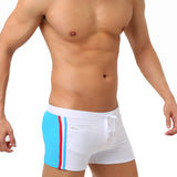 Mens Swimwear With Push-Up Swimming Trunks Boxer With Pocket  Hi-Q Sexy Men Breathable Swim Suit Speed Beach Shorts  sunga