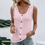 Plus Size Oversized Women's Fashion Sleeveless Tank Vest Tops Ladies Summer Holiday Beach Casual T-Shirt Tee Clothing For Female