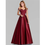 Elegant Women Evening Party Dress New in Sexy V-neck High Waist Maxi Gowns Ladies Boutique Prom Quinceanera Dresses