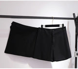 Plus Size Shorts For Women Summer Fashion Casual Wide Leg Cargo Shorts Female Large 3XL 4XL 5XL 6XL Clothing Free Shipping
