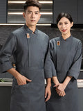 Quality Chef Jacket for Men Women Short Sleeve Cook Shirt Bakery Restaurant Waiter Uniform Catering Work Coat Kitchen Cook Tops