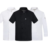 Chef Uniform for Men Women Professional Kitchen Cook Jacket Restaurant Waiter Coat