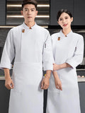 Quality Chef Jacket for Men Women Short Sleeve Cook Shirt Bakery Restaurant Waiter Uniform Catering Work Coat Kitchen Cook Tops