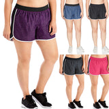 plus size Women's Yoga Trousers Elastic Shorts Plus Size Sports Running Breathable Shorts