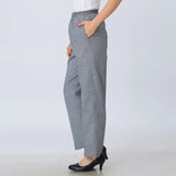 Chef Pants Chefs Plaid StripeTrousers  Women Cooking Uniform