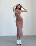 Zllkl Kim Solid Color Halter Neck Sleeveless Slim Long Dress